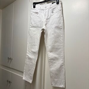 Vince white cropped skinny jeans - size 26